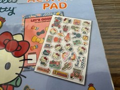 HELLO KITTY Activity Pad With Puffy Stickers NEW Toys Arts And Craft Educational