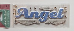 RARE Jolee’s Glitter Angel Wings Halo Gems Scrapbooking Title Stickers