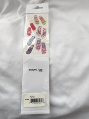 NEVER OPENED- 20yrs OLD! StickyPix Stickers Scrapbooking Beach- «Flip Flops»