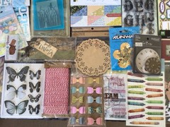 HUGE SCRAPBOOK LOT~Mixed Themes~Paper-Folder-Stamps-Sticker-Bling & More~NEW