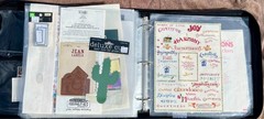 Crop In Style Binder With Lots Of Stickers ~ 17 Sheets full ~ All brands