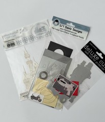 Motorcycle Castle Laser Cuts Scrapbook Craft Supplies Lil Davis Designs Stamping