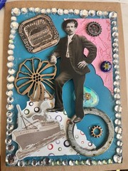 Memory Lane! 5 Vintage Junk Journal Ephemera Cards With Envelopes. Repurpose