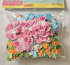 The Spring Shop Bug Foam Stickers 150 Pieces