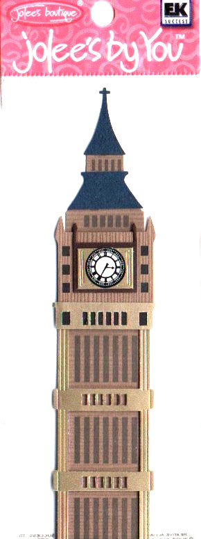 Big Ben London England Elizabeth Clock Tower Westminster Jolee’s Die Cut