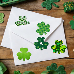 180 Pcs St. Patrick’S Day Stickers Bulk, 15 Sheets Assorted Shamrock Clover Stic