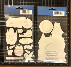 Paper House 3D Stickers HALLOWEEN Trick or Treat or HAUNTED HOUSE