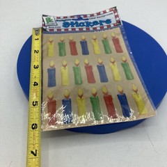 Vtg Provo Craft Stickers Birthday Candles Multicolored Clear Background