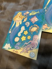 Forget Me Not American Greetings Under The Sea Mermaid Ocean Sticker Sheets