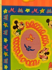 Vintage Sandylion Photo Scrapbook Stickers Mickey Mouse Minnie Beach Springtime