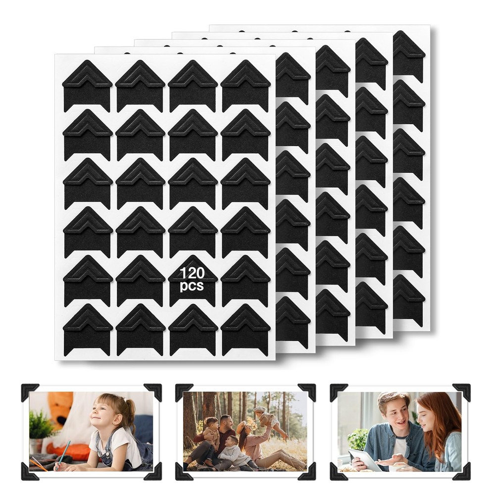 CHIALLCO Acid Free Photo Corners SelfAdhesive, 120 Pcs Premium Photo Corners …