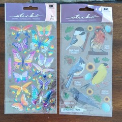 The Paper Studio Stickabilities Dimensional Stickers Lot 15 Packs Never Opened.