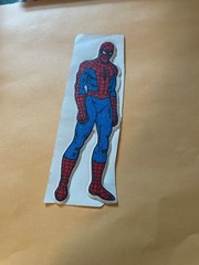 Vintage 1980s Puffy Spider-Man Sticker