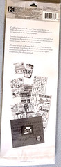 K&Company Happy Trails Vacation 3D Chipboard Stickers Scrapbook Word Accents NOS