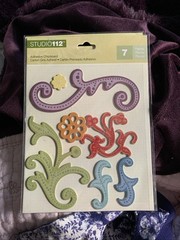 Studio 112 adhesive chipboard stickers scrapbooking, New.