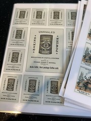 Large Junk Journal Material Victorian Advertising uncut laminated Ephemera