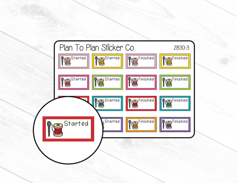 2830-3~~Sewing Project Planner Stickers.