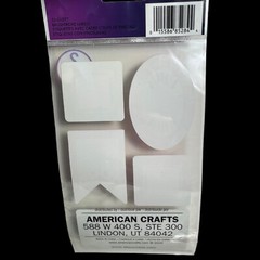 Sticko Stickers BRUSHTROKE LABELS Scrapbooking EK Success 10 Pieces 52-01577