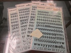 Letraset Press N Go Press On Model HO S O G Gauge More letter 46 sheet Lot