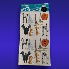Vintage Halloween Letters Spooky Stickers Frances Meyer 1997 ProvoCraft Designer