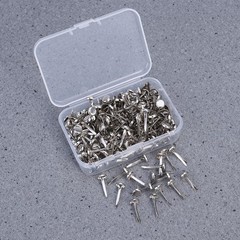 500 Pcs Mini Brads for Paper Crafts Fasteners (brads) Electroplating