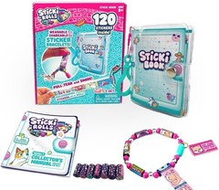 Explore 120 Mini Stickers in Sky Castle Sticki Book – Perfect Craft Kit for Kids
