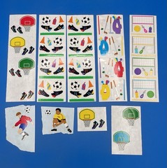 Mrs. Grossman’s Stickers Sports Basketball Soccer Golf Tennis