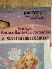 Hallmark Disney 12 Dancing Princesses Stickers 4 Sheets Unopened Made In USA