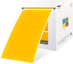 Rectangle Color Code Stickers 3×5 Inch 250 Pack Fluorescent Orange Adhesive Roll