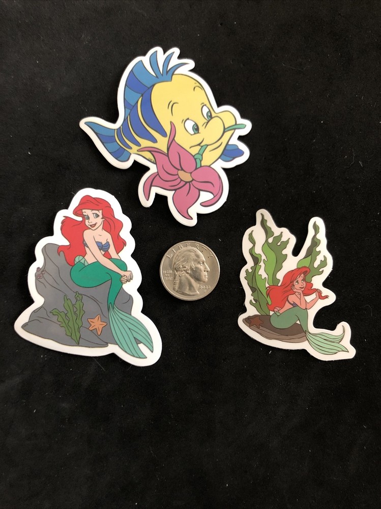 Disney Stickers – Lot of 3 – Little Mermaid