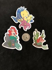 Disney Stickers – Lot of 3 – Little Mermaid