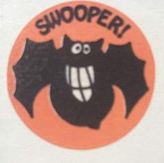 Trend Enterprises 1970’s Swooper Bat Halloween Matte Scratch and Sniff Stickers