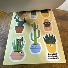 Pen+Gear Vinyl Sticker Book, 14 Sheets with 98 Stickers