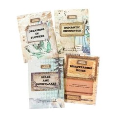 30/pk NOTES Vintage Scrapbook Kit Papers Stickers Ephemera Cutouts Junk Journal