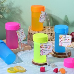 12 Set End of Year Gifts for Students 10 oz Water Bottles Bulk Colorful Snack…