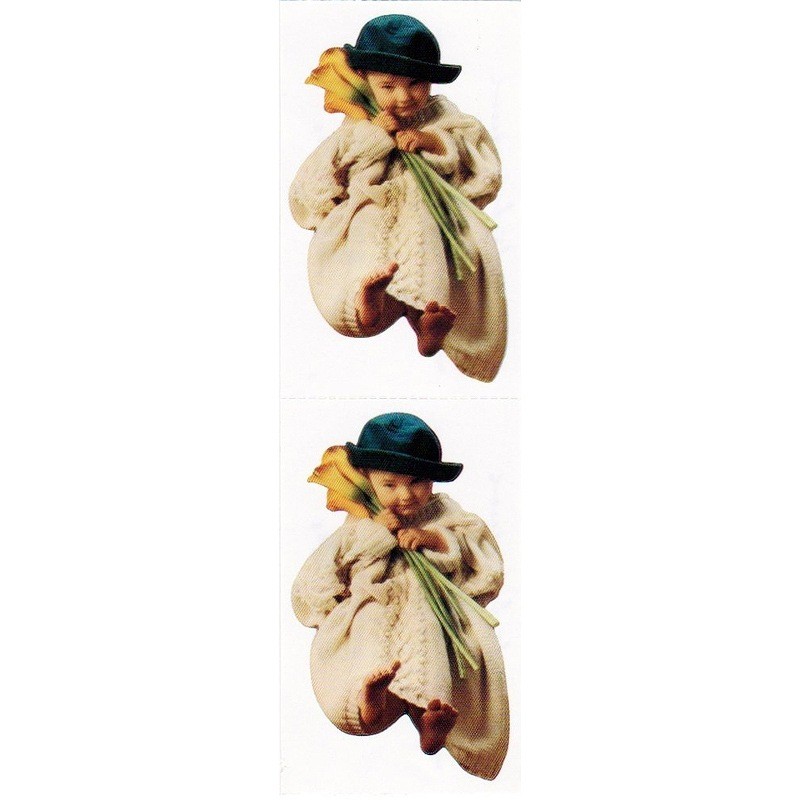 Michel & Company Retro Sticker Sheet (Baby x Flower)