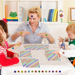 2340 PCS Holographic Star Stickers for Kids Reward,0.6″ Sparkly Small Stars | Ra
