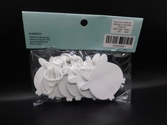 The spring shop Mini Wooden cow tags 6 pieces