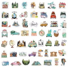 10/30/50Pc Outdoor Travel Laptop Phone Scrapbook Journal Stickers lot Aesthetic