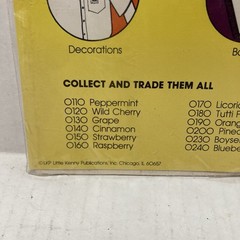 Vintage 1980s Taste N Paste Fruit Flavored Stamps Scratch n Sniff Style RARE