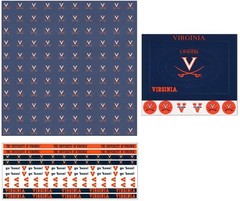 University of Virginia Cavaliers NCAA Scrapbook Kit Sticker Paper U-CHOOSE