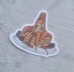 Breakfast Pancake Stickers Blueberry Food Delicious Bread Lot of 5