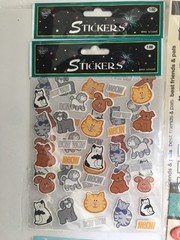 Lot of 10 Cat Sticker Sheets New Cloude9 Design Sandylion Art Warehouse Marcella