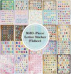 1610Pcs Letter Stickers for Scrapbooking,Ransom Note Stickers, Junk Journal, Jo