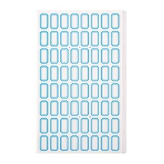50 Sheets Writeable Labels Sticker Adhesive Sticker Small Blank Sticker for Home