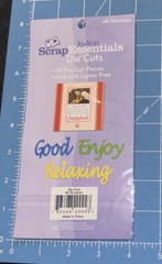 Joann Scrap Essentials Die Cuts 10pcs – All Occasion NIP