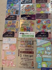 Lot of 44 Packages of Sticko and Stickopotamus Stickers, Some Vtg, All Sealed