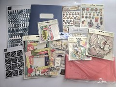 Scrapbook Bundle Heidi Swapp Echo Park Simple Stories Stickers Binder Paper More