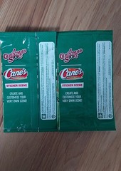 Raising Canes A Christmas Story Sticker Scene Packs New Sealed 2025 2 Packs