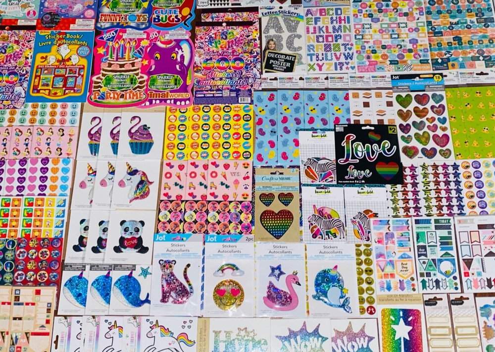 SALE!💥Stickers Planner Craft Scrapbook Themes 1289+ Pcs. Prize Gift Reward